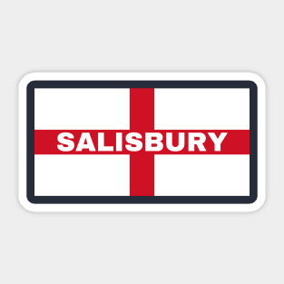 Salisbury City in English Flag Sticker